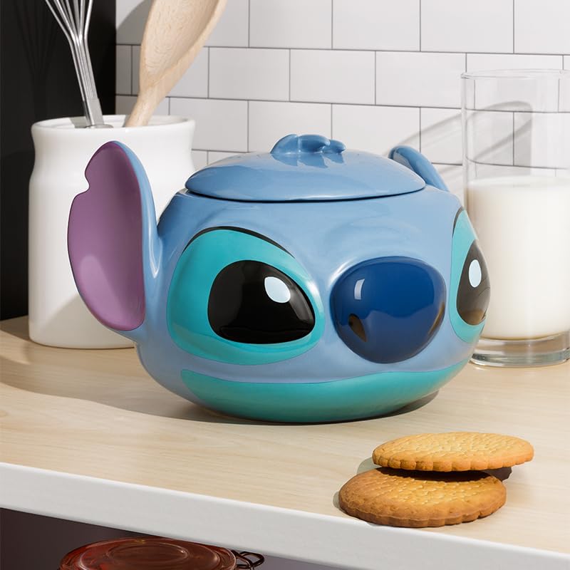 Disney Stitch Shaped Cookie Jar Stitch Head Shaped